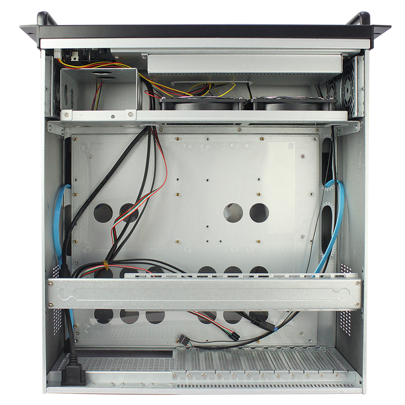 6u server case PC Computer Industrial Rack Mount Server Chassis Case with LCD display 1920*1080 resolution