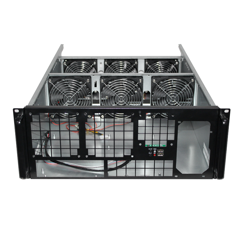 ETH 6 graphics card, 8 graphics card mining chassis can be on the cabinet
