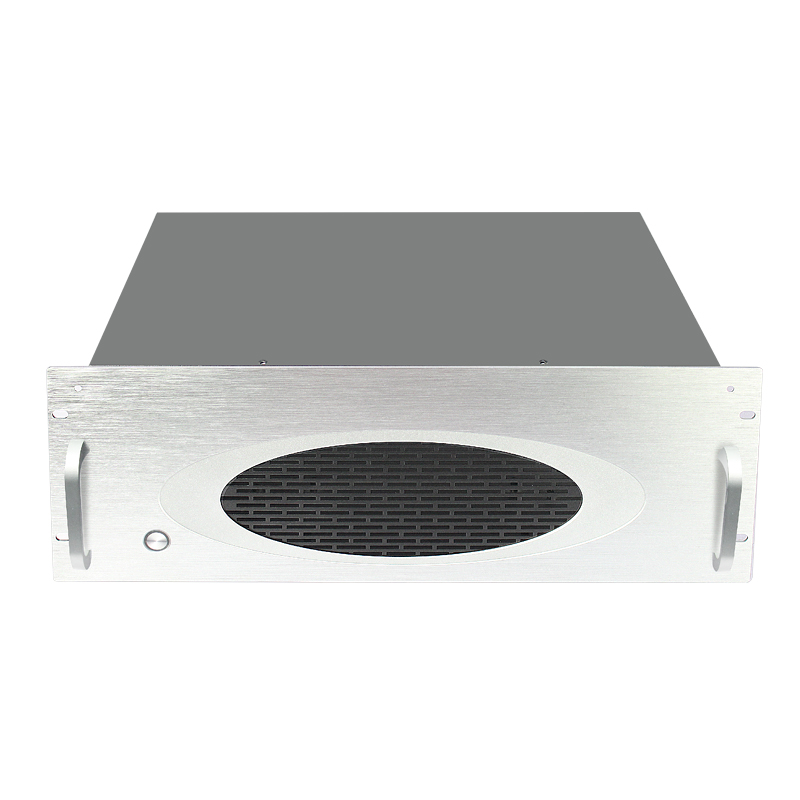 Aluminum 19inch rack mount industrial server chassis for ATX MB