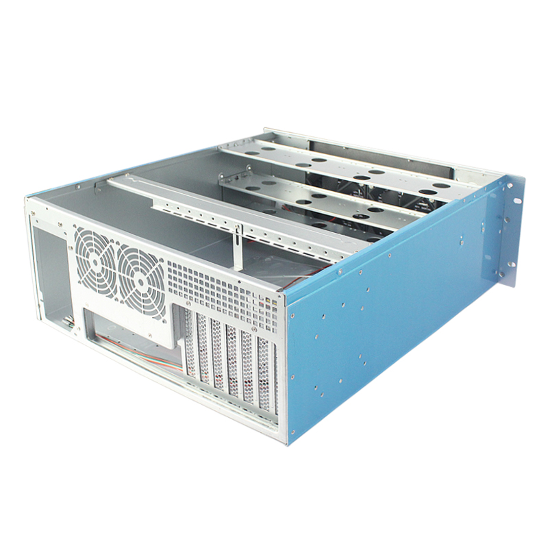 4U aluminum panel industrial servers for E-ATX MB and 13*3.5 HDD support adapter 2.5