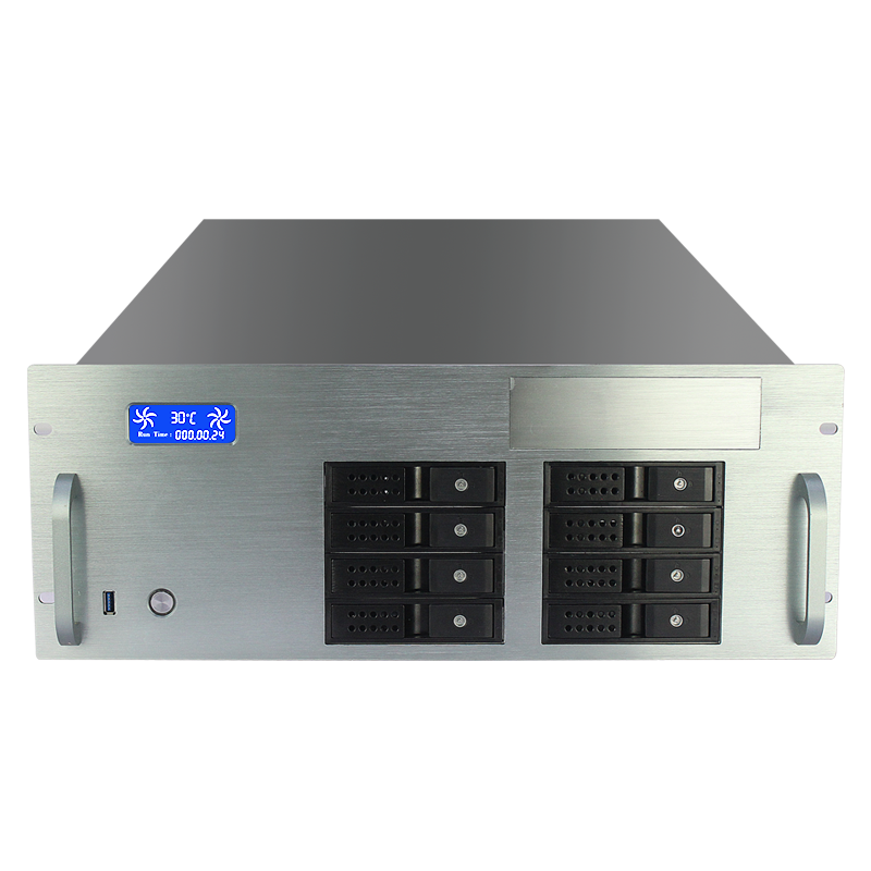 4U rack mounted server chassis with 8*3.5