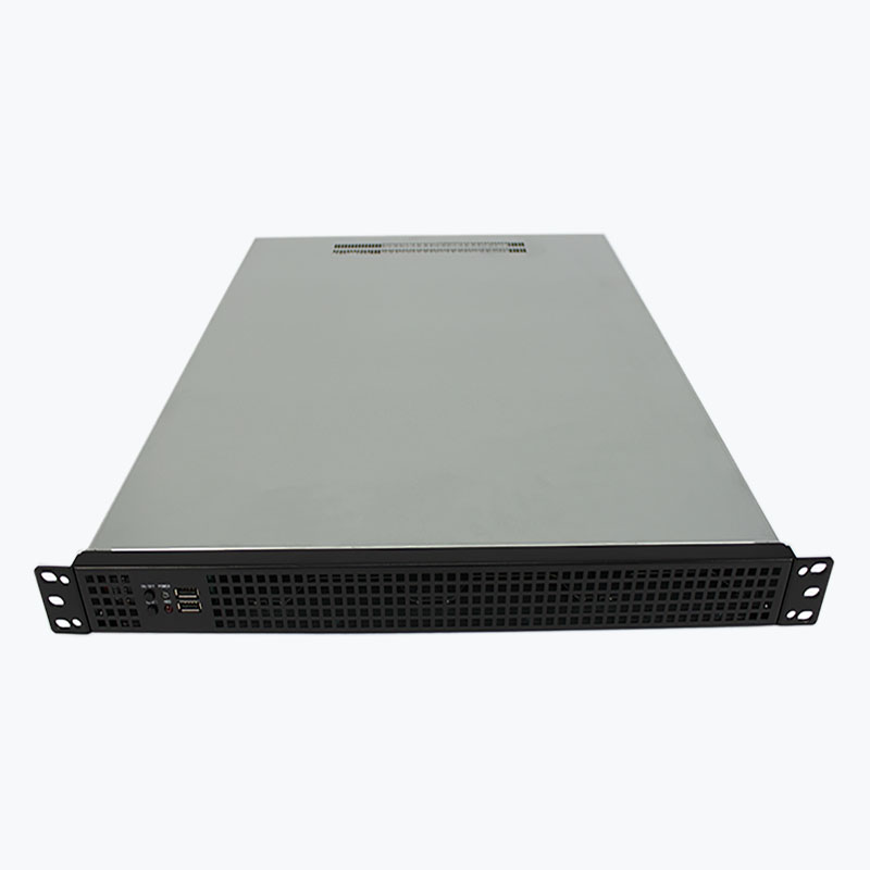 K155F 1u工控服务器机箱外壳550MM深4个硬盘位ATX主板1U电源IDC存储托