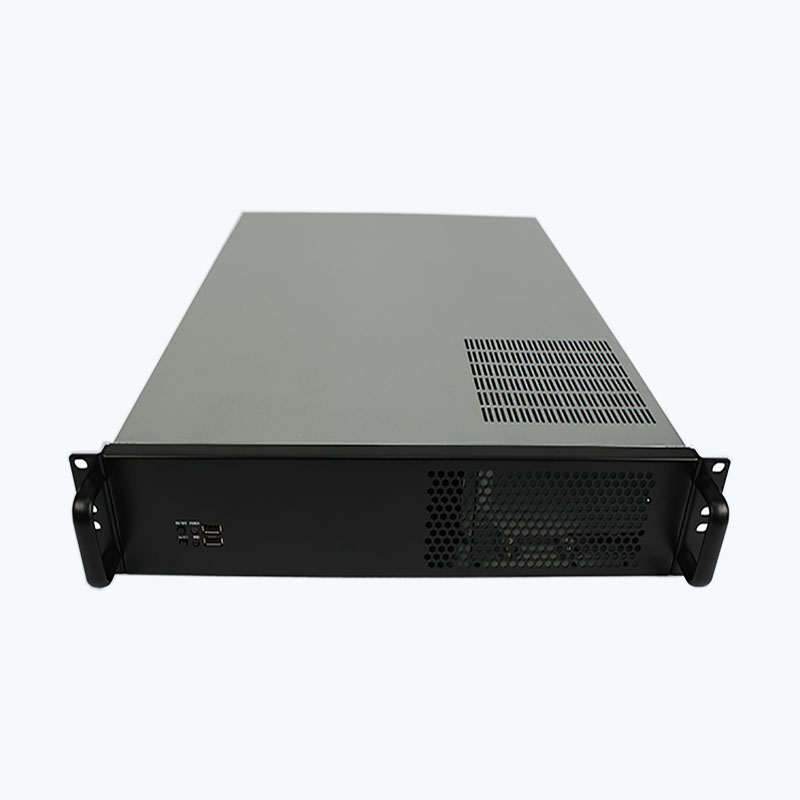 K255F-1 标准2U尺寸机2u长550mm深8个硬盘位atx电源7个插槽工控存储监控机箱