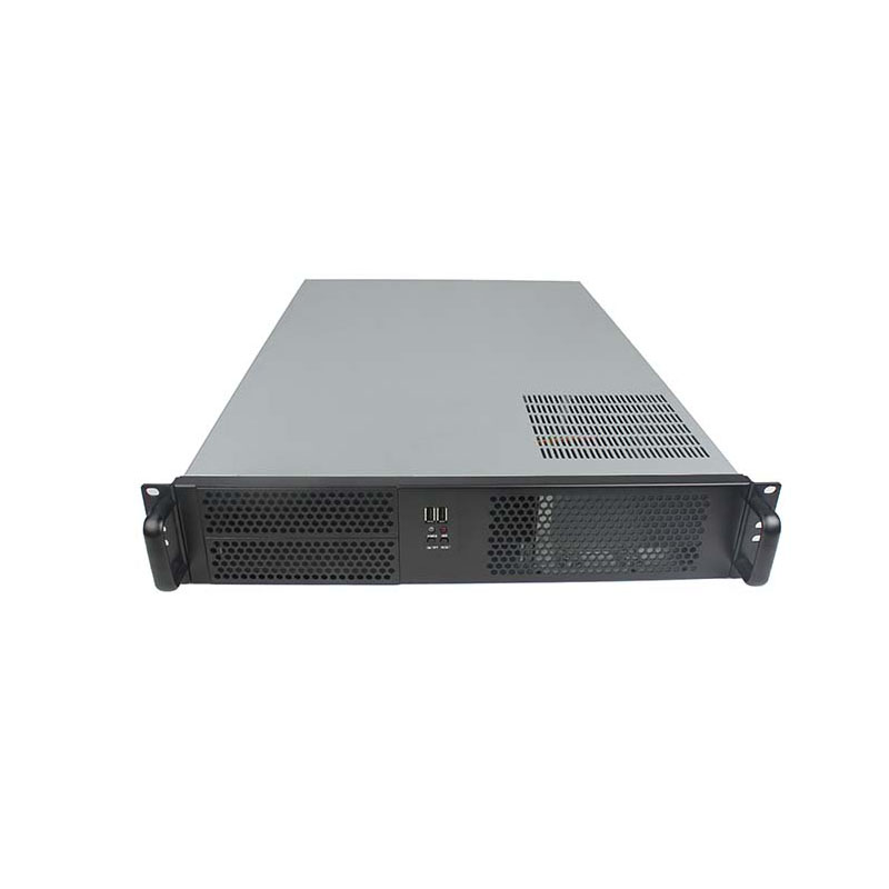 标准2U工控机箱电脑主机箱兼容eatx大主板ATX专用电源2光驱位机架式卧式服务器机箱650MM深