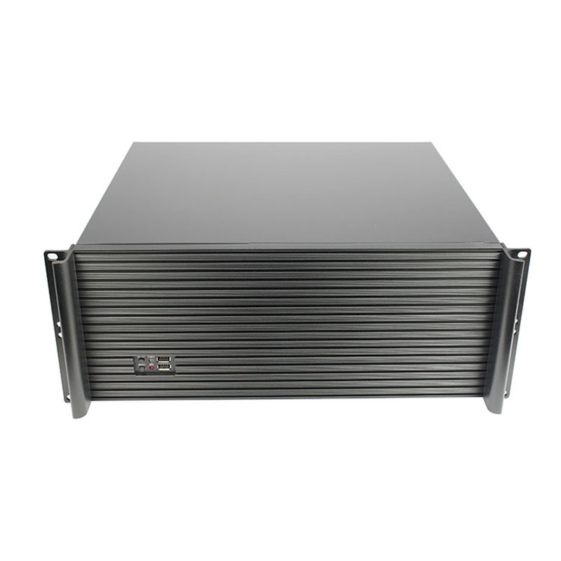 Hight quality 4U Rackmount ChassisWITH Horizontalsupport E-ATX mainboard ATX psu and Aluminum Front panel design in stock