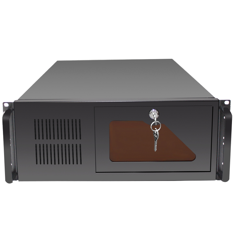 K445FB 4U机架式标准工控机箱450MM深8个硬盘位3个光驱位4u工控机箱录像机DVR行业机架式电脑机箱标准19英寸卧式机箱 atx