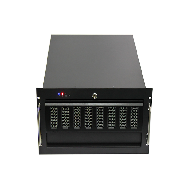 Macase 6U Server Chassis / Server Case / Rackmount Case, Metal Rack Mount Computer Case with 6 Bays & Fans Pre-Installed 