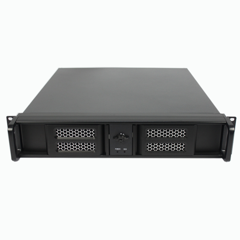 2U Mini-ITX dual system Compact Server case, Rackmount Chassis, industrial PC case