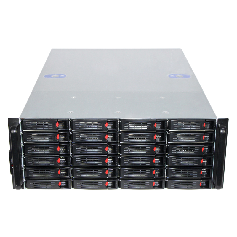 4U 24 Bays Hot swap Server Case high Storage rackmount Chassis 
