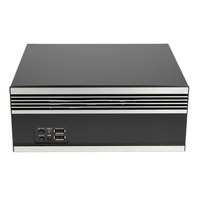 S21 2U小机箱超短ITX机箱铝面板嵌入式CNC电脑工业工控设备机箱全高卡